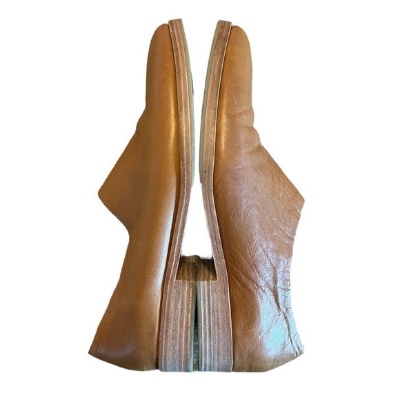 Marciante & Co EUC The Marie Leather Flat Cognac Brown Handmade Shoe Size 9 - Picture 6 of 10